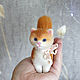 Котик / кошечка (в наличии). Игрушка из шерсти. Войлочная игрушка. Olgamurkot. Ярмарка Мастеров.  Фото №4