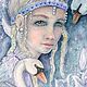 Картины и открытки  Олёны Коневой: портреты волшебные. Фотокартины. Олёна Конева.Сказка в теплоте рук (konevaolyona). Ярмарка Мастеров.  Фото №6