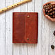 Leather notebook handmade
