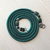 Украшения handmade. Livemaster - original item Lariat Emerald Long string of beads. Handmade.