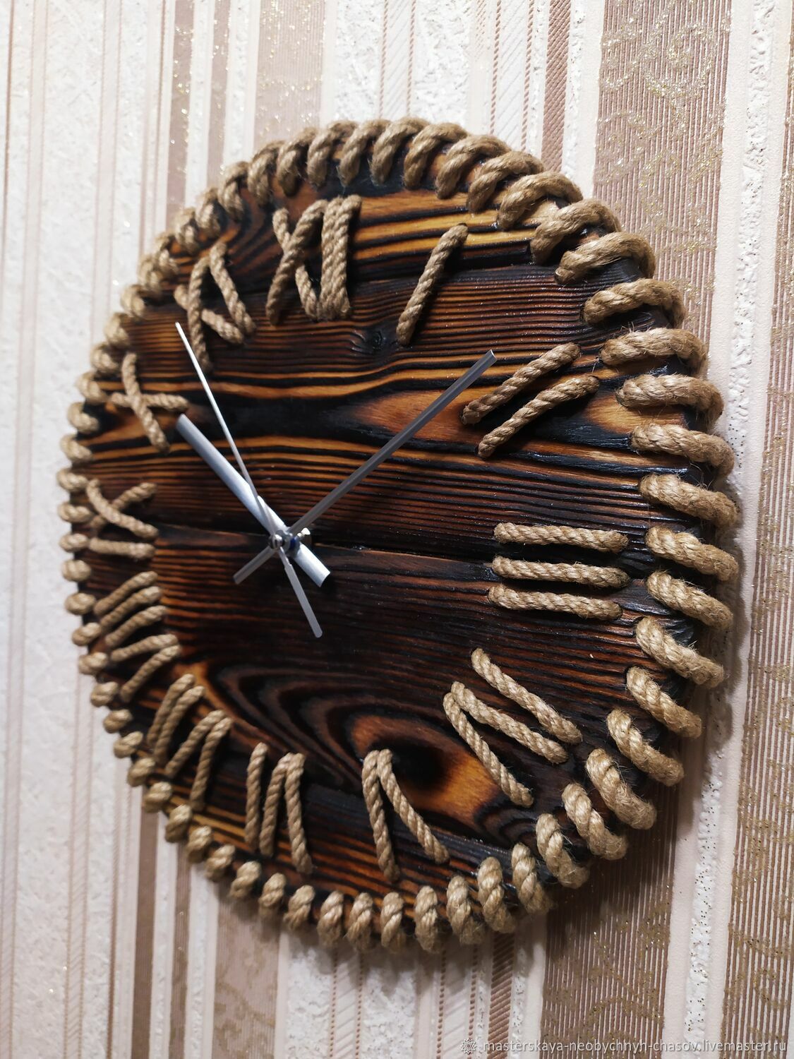 Настенные часы из дерева 31см, Часы классические, Оренбург,  Фото №1
