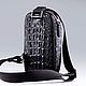 Мужская сумка через плечо из кожи крокодила IMA0790B1. Мужская сумка. CrocShop товары из экзотической кожи. Ярмарка Мастеров.  Фото №4