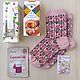 Розовый подарочный бокс девушке маме жене сестре. Подарочные боксы. RussianSocks ВЯЗАНЫЕ НОСКИ ВАРЕЖКИ. Ярмарка Мастеров.  Фото №6