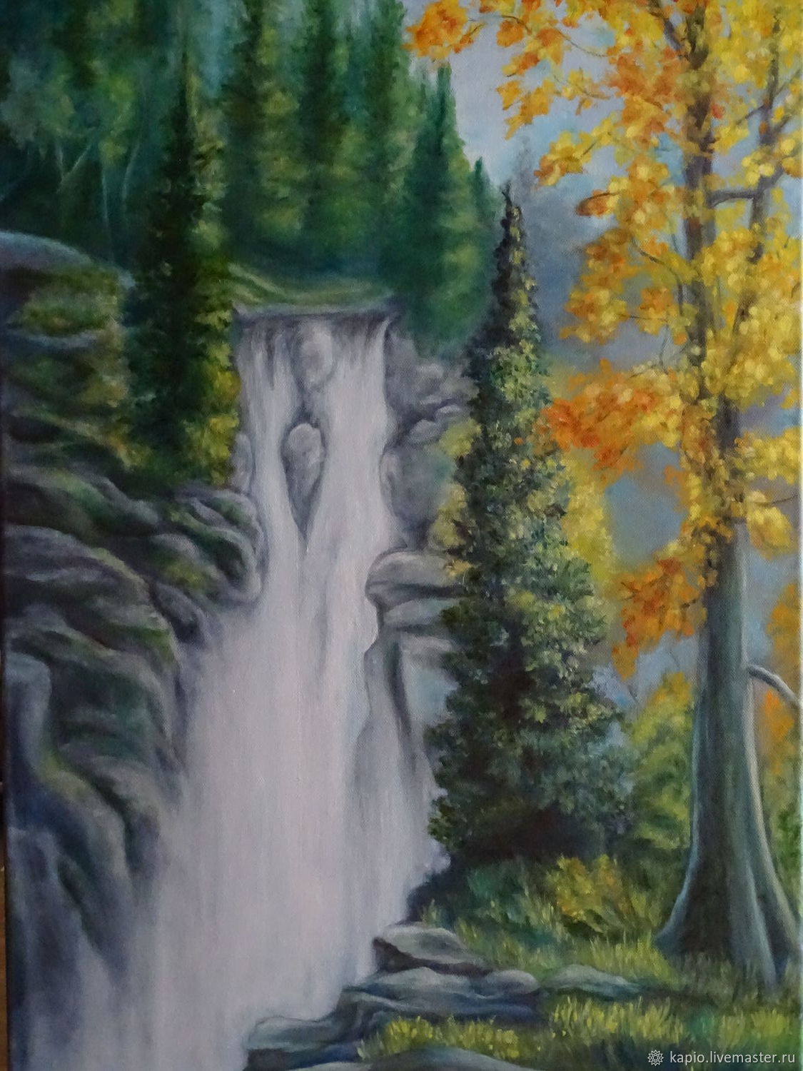 Картины пейзажи с водопадами