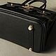 Сумка женская в стиле Birkin 30 черная. Классическая сумка. ART HOUSE - кожевенная мастерская. Ярмарка Мастеров.  Фото №6