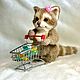 Order Plush toy Raccoon 'Mila'. zubarevairina. Livemaster. . Stuffed Toys Фото №3