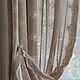tulle: Linen tulle with embroidery 'VALENCIA'. Tulle. PROFIDecor - ShTORY S DUShOJ!. Ярмарка Мастеров.  Фото №5