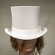 White male wedding big top hat, Sombreros de la boda, St. Petersburg,  Фото №1