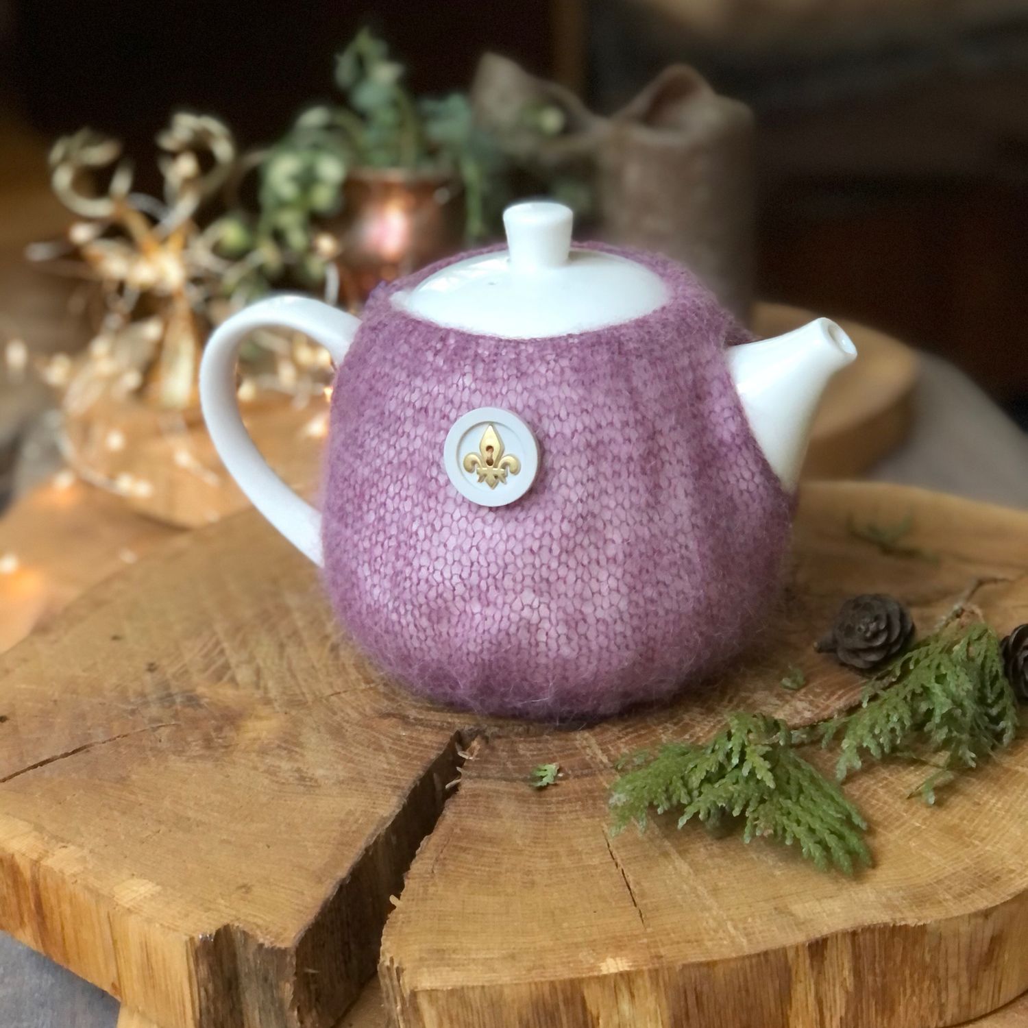 Фарфоровый чайник в кофточке из мохера. в интернет-магазине на Ярмарке ...