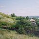 Картина маслом деревенский пейзаж лето, Картины, Ростов-на-Дону,  Фото №1