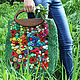 Knitted bag 'Poppy field' based on K. Monela, Classic Bag, Moscow,  Фото №1