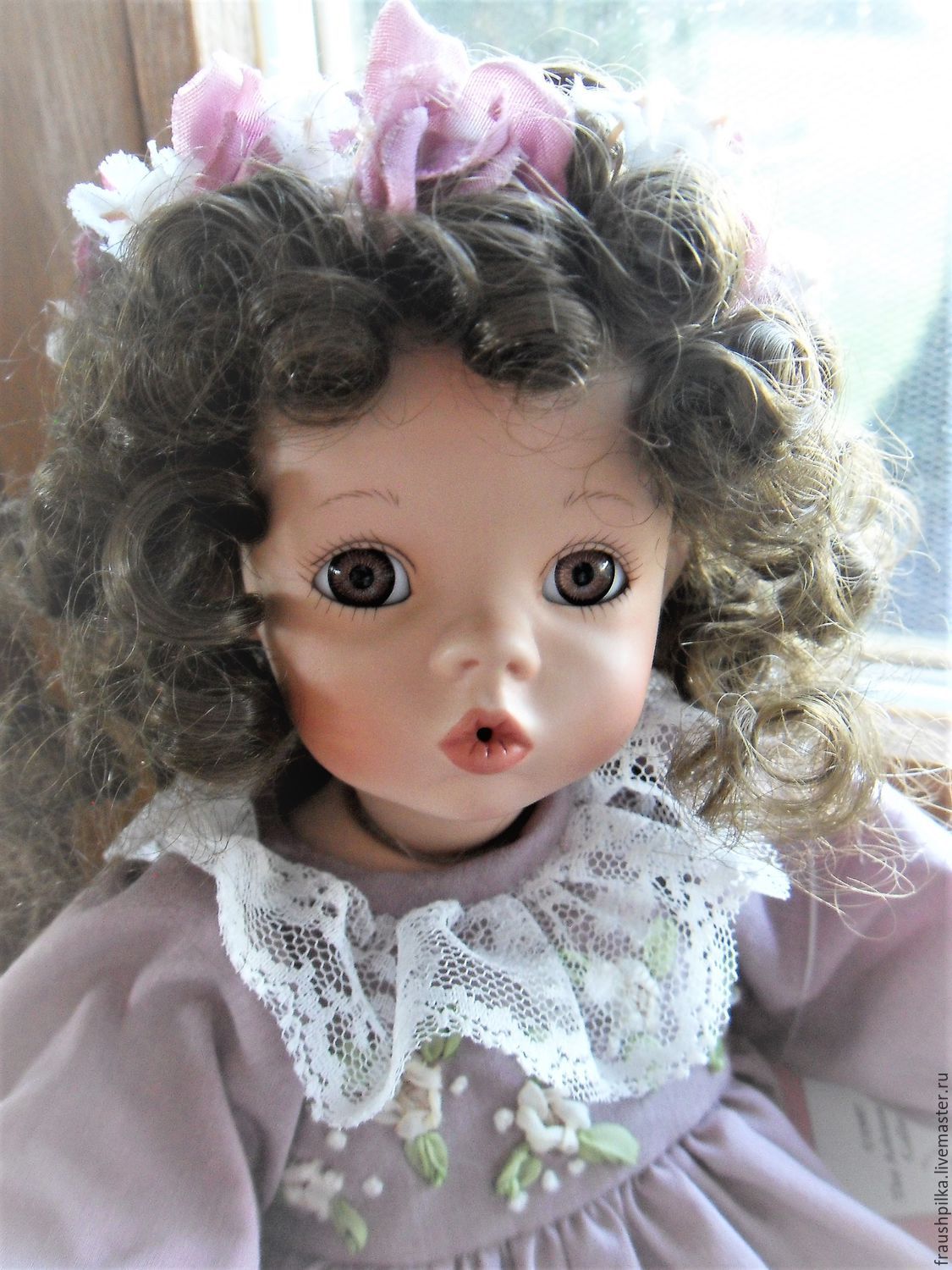 rose porcelain doll