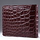 Бумажник из кожи крокодила IMA0022K45. Кошельки. CrocShop товары из экзотической кожи. Интернет-магазин Ярмарка Мастеров.  Фото №2
