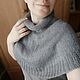 Видео МК Вязаная манишка женская. Схемы вязания. ArtKnitDesign Свитера Уизли. Интернет-магазин Ярмарка Мастеров.  Фото №2