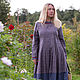 Платье из теплого хлопка в мелкий цветочек MUHA-421c. Платья. MUHA (vintagechic). Интернет-магазин Ярмарка Мастеров.  Фото №2