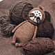 Заказать Мастер-класс по вязанию ленивца крючком. Straw Animals. Ярмарка Мастеров. . Схемы вязания Фото №3