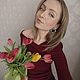 Серьги гвоздики квадраты ручной работы. Серьги-пусеты. Nachatova Jewelry. Ярмарка Мастеров.  Фото №7