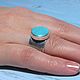 Bekia ring with turquoise made of 925 sterling silver RO0048, Rings, Yerevan,  Фото №1