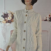 Одежда handmade. Livemaster - original item Knitted jacket,52-54razm.. Handmade.