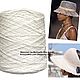  len. Italy Yarn linen. Natural white color, Yarn, Moscow,  Фото №1