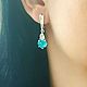 Серьги из серебра с топазами. Серьги классические. Newstylejewelry. Ярмарка Мастеров.  Фото №4