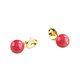 Order Coral earrings, natural coral earrings, coral earrings. Irina Moro. Livemaster. . Earrings Фото №3