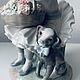 Заказать Винтаж: Продано. LLadro Девочка с цветами и собачкой. Айрин 'Своя коллекция'. Ярмарка Мастеров. . Статуэтки винтажные Фото №3