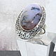 Dendra ring with moss agate made of silver IV0040-2, Ring, Yerevan,  Фото №1
