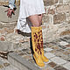 Latest sizes - Italian suede boots with LARRY embroidery, High Boots, Rimini,  Фото №1
