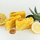 Handmade natural soap Yuzu Japanese lemon yellow, Soap, Novye Burasy,  Фото №1