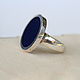 Ring with blue enamel made of 925 SER0005 silver. Rings. Sunny Silver. My Livemaster. Фото №4
