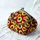 Cosmetic bag with Sunflowers Clasp, Beauticians, St. Petersburg,  Фото №1