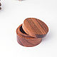 Order A small round box made of yatoba wood. Spirit of tree. Livemaster. . Gift wrap Фото №3