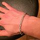Bracelet weaving 'king or Fox tail' with carabiner silver. Chain bracelet. kirillyuvelir42rus (kirillyuvelir42). Online shopping on My Livemaster.  Фото №2