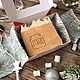 Order Gift soap box ' Happy New Year!'. Soap-making workshop. Livemaster. . Packing box Фото №3