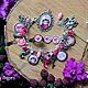 Jewelry Gravity falls 'Puhla and Mabel' Gravity Falls pink, Jewelry Sets, Elektrostal,  Фото №1