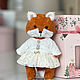 Лисенок тедди, лис тедд. Тедди Зверята. MyTeddyStore. Ярмарка Мастеров.  Фото №4