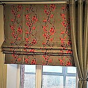 Для дома и интерьера handmade. Livemaster - original item Roman curtains 