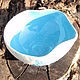 Ceramic bowl 'Turquoise ice'. Bowls. author's ceramics. My Livemaster. Фото №4