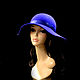 Floppy 'Royal blue'. Hats1. Novozhilova Hats. Online shopping on My Livemaster.  Фото №2