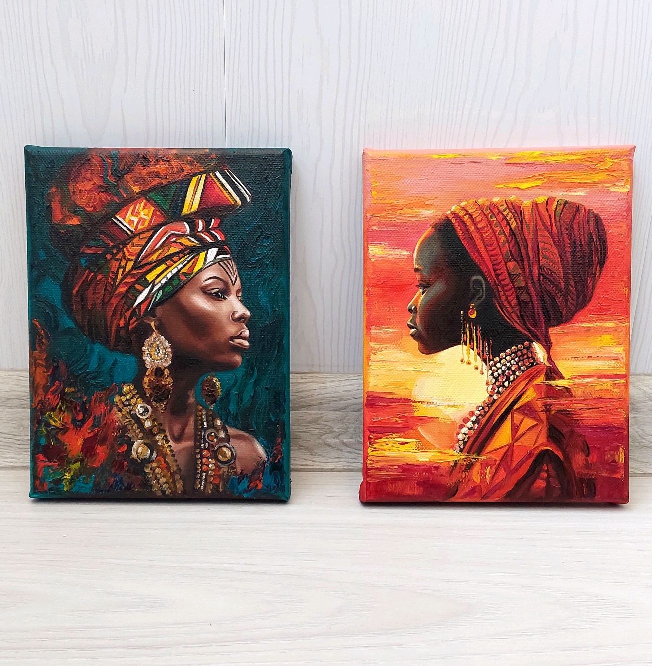 Картина миниатюра "Африканская девушка 2" в интернет-магазине Ярмарка ...
