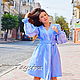 Dressing Gown Color Embroidery Linen Vyshyvanka Ukrainian Dress. Dresses. 'Viva'. Online shopping on My Livemaster.  Фото №2