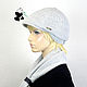 kit. Youth women's cap plus scarf. No. №1, Headwear Sets, Ekaterinburg,  Фото №1