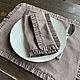 Linen napkins with ruffles, home textiles. Swipe. molinialife. My Livemaster. Фото №5