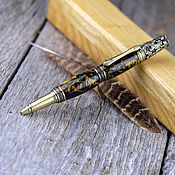 Канцелярские товары handmade. Livemaster - original item Victorian ballpoint pen with alder cones. Handmade.