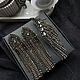  Чёрные. Каффы. rai_jewellery (raiisat). Ярмарка Мастеров.  Фото №4