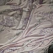 Материалы для творчества handmade. Livemaster - original item Pink Hydrangea fabric, silk, Italy. Handmade.
