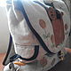 Order Backpack female 'Cat 2.1' from flax. Reelika (reelika44). Livemaster. . Backpacks Фото №3