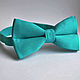 Butterfly bow tie Turquoise / turquoise wedding bow tie turquoise. Ties. Respect Accessories. Online shopping on My Livemaster.  Фото №2