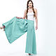 Order Mint skirt-trousers made of 100% linen. etnoart. Livemaster. . Skirts Фото №3